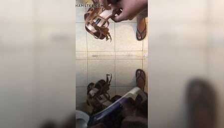 Trying Out New Sandal