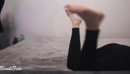 She Is Playing with Her Legs - Miley Grey