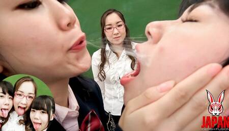 Kissing Lessons with Professor Niina whith Meru and Khio (Part 3-3)