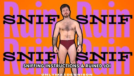 Sniffing instructions & ruined joi