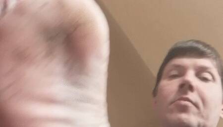 Lick the dirt off my feet!