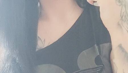 Bouncing boobs and smoking