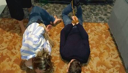 Stepmom ties up young couple WMV