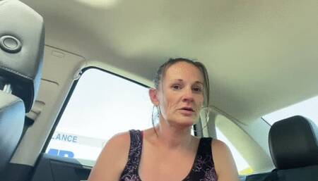 Lana Drambis - Licking ass in car (June 2022)