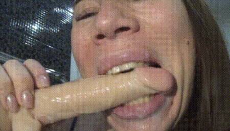 Strong biting of fingers and your Cock