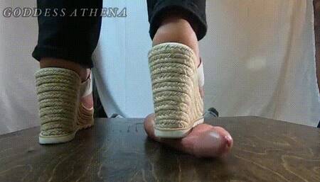 Lethal Wedges and Bare Feet Trample (Slave POV) SD