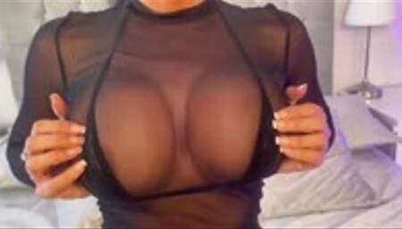 Goon over fake tit bimbos