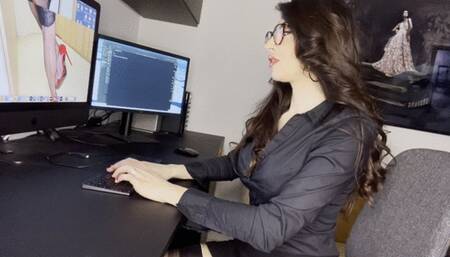 En bonne secretaire je me tape mon collegue