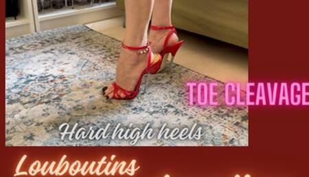 Empress MBella in high heels and Louboutins 4k