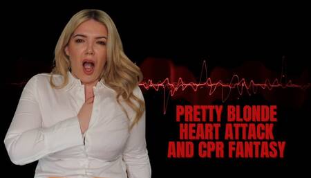 Pretty Blonde has massive heart attack and given CPR