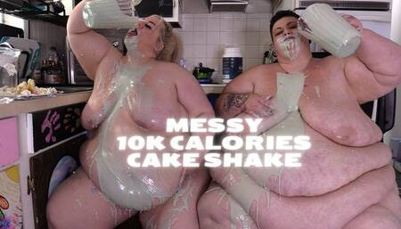 Messy 10k Calories Cake Shake Reenaye Starr & Olivia Jaide - MP4 720