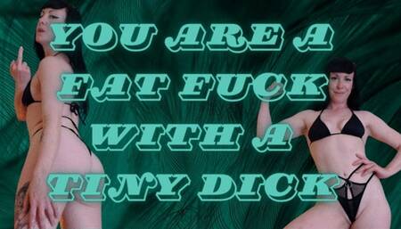 You Are a Fat Fuck With a Tiny Dick