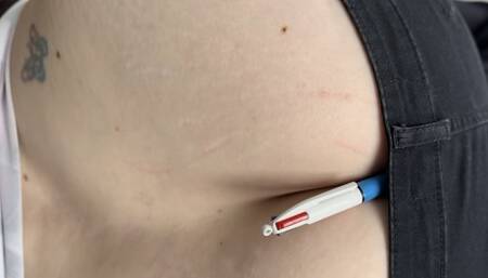 ASS CRACK INSPECTION pt 2: Lana Anal’s BIG BUTT + pen play