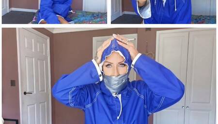 CHARLIE MONACO Self bondage wrap gag, she is back and it is bigger than ever!