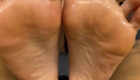 Making His Dick Explode on My Feet