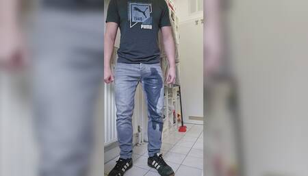Piss and Cum in Pants and Sneakers
