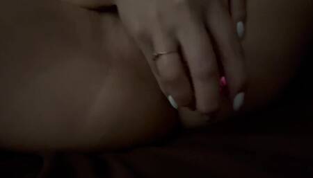 Hot Bitch Sexually Caresses Her Pussy and Ass with a Butt Plug