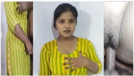 Indian brother-in-law leaves his sister-in-law on the pretext of shopping with Hindi audio