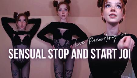 Sensual Stop and Start JOI: Live Recording #7