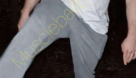 Unexpected Public outdoor ballbusting