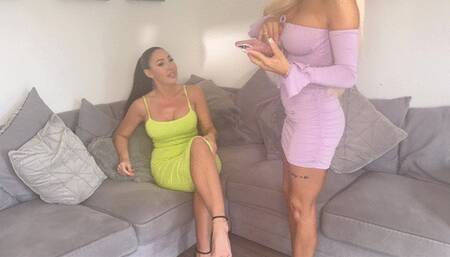 Sassy and Mila in housemate steals tinder date