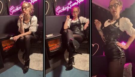 Your secretary smokes for u in high heels and nylons