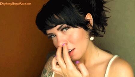 Finger Fucking My Nostrils -Mp4 1920x1080p