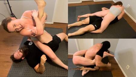 Sassy Vs Jake Competitive Wrestling 4K