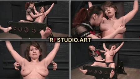 Volchenok Undergoes Intense Upperbody Tickling From The Merciless Tickler Madoka (FULL HD MP4)