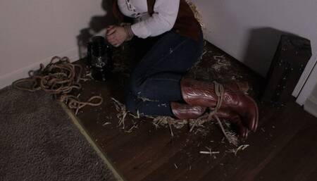 Vivian Irene cowgirl in bondage