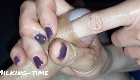 The Joys of the Uncircumcised Penis (milking-time)