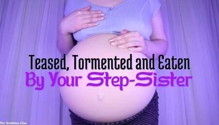 Teased, Tormented and Eaten by your Step-Sister - HD - The Goddess Clue, Same Size Vore, Burping, Stomach Sounds, Digesting, Belly Expansion, Cruel and Evil