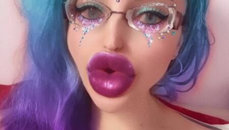 Big lips are perfect for woman