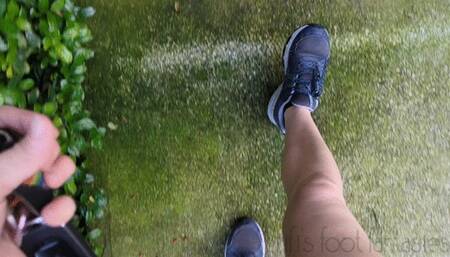 Fifi cranking and trying to start her new car after a hot run in the morning version two