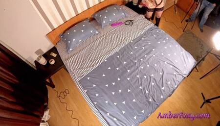 Sexy chubby MILF rough masturbation - Horny milf in costume fucked long and blowjob