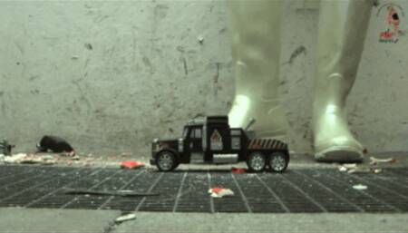 Toy stuff under Hunter Wellies