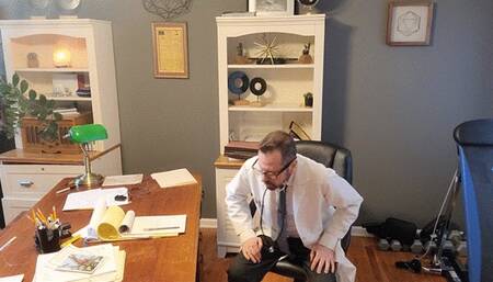 THE DOCTOR IS IN, In the shower that is !