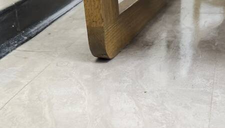 Candid Dipping while studying hard