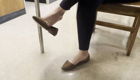 Candid close up of Hard Dangling