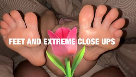 CUTEST FEET EVER AND EXTREME CLISE UPS OF 18 YEARS OLD GIRL WET HOLES