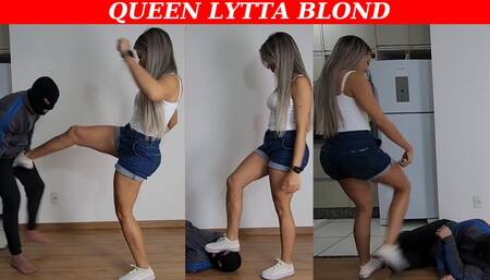 Sexy Lytta All Star Ballbusting - Kick slave balls for complaining Lytta Cucks him on the car he paid - BALLBUSTING - FOOT DOMINATION - FEMDOM - CBT - HUMILIATION - SLAVE - SNEAKERS - BRAT -