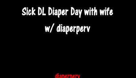 ABDL Audio Sick DL diaper day with loving wife