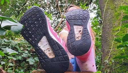 Lick Dirty Pink Ankle Socks (mkv)