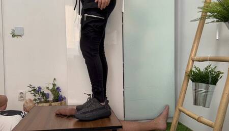 Yeezy Boost 350 V2 MX Dark Cockbox cumshot side view