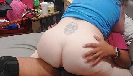 Ride 'em, Cowgirl! Miss K Rides Me Until She Cums.