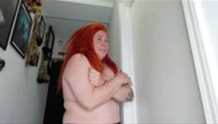 Topless Redhead locked out of Dorm Room! ENF MP4 1080