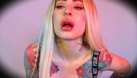 Worship my lips and septum piercing - JOI, FACE FETISH, NOSE FETISH