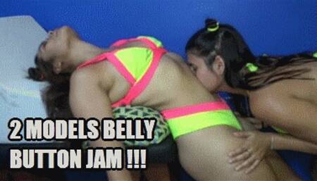 2 MODELS BELLY BUTTON FETISH 240512KISA VIOLET + CANDY BURYING HER NOSE INTO A SEXY BELLY (FULL HD MP4 VERSION)