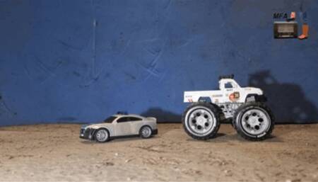 Two Cars under my wooden Clog 2