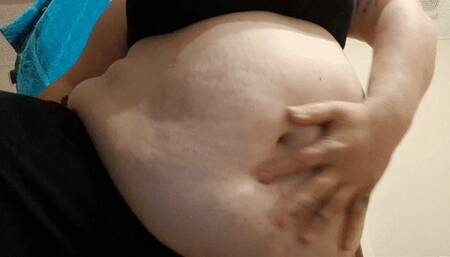 Irreversibly Squishy Belly Play and Jiggles (MP4 HD)